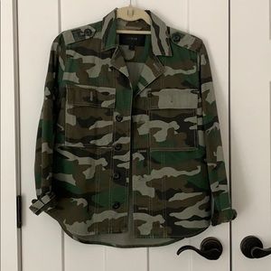 J. Crew Camouflage Utility Short Jacket